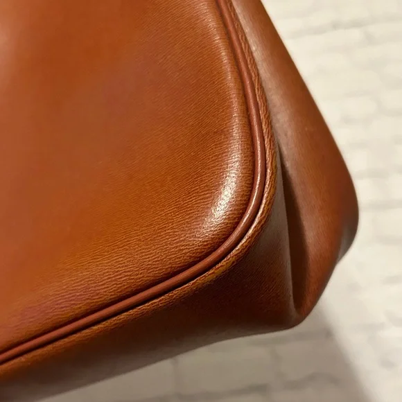 Longchamp Brown Leather Roseau Bag - Bamboo Front Clasp - Picture 6 of 14